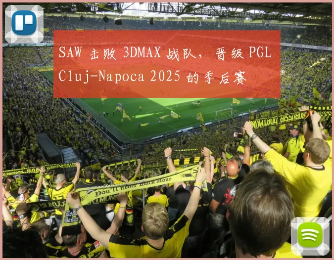 SAW 击败 3DMAX 战队，晋级 PGL Cluj-Napoca 2025 的季后赛