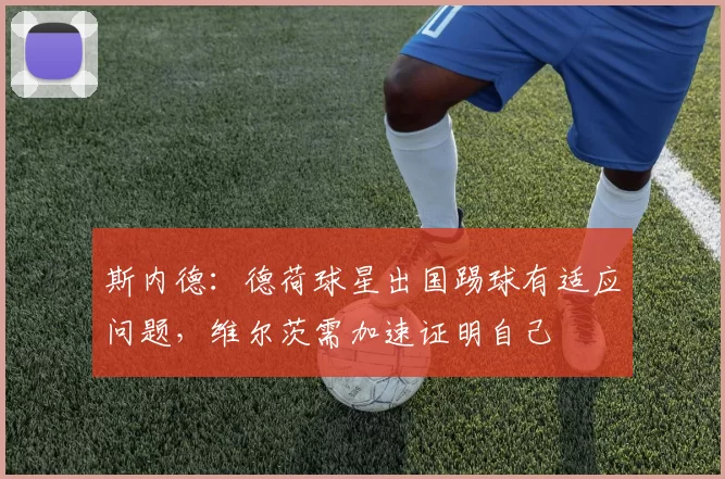 斯内德：德荷球星出国踢球有适应问题，维尔茨需加速证明自己