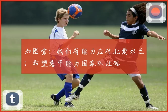 加图索：我们有能力应对北爱尔兰；希望意甲能为国家队让路