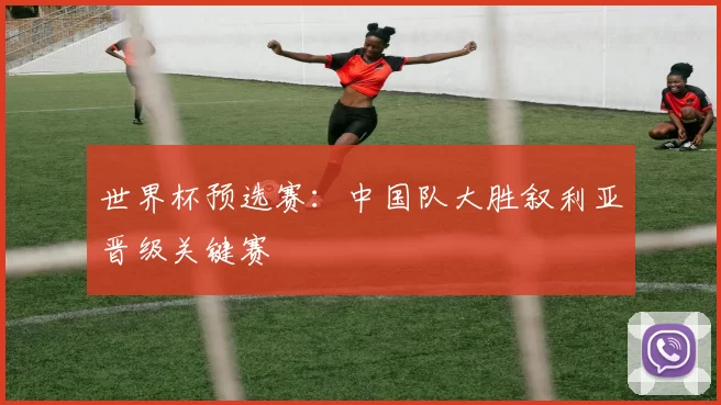 世界杯预选赛：中国队大胜叙利亚晋级关键赛